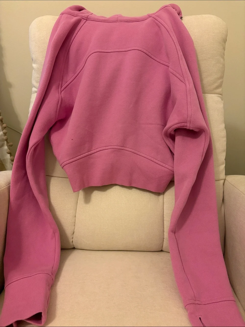 lululemon athletica Pink Full‑Zip Hooded Bomber Jacket